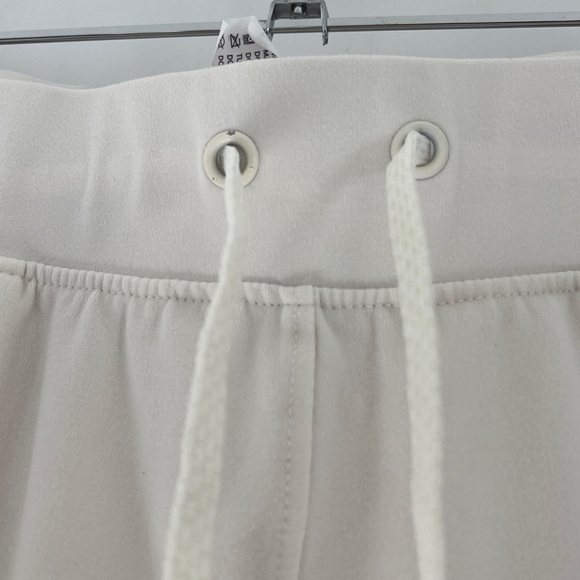 Yogalicious Cream Off White Women's Lux Avenue Straight Leg Pants with Pockets M - Picture 4 of 6